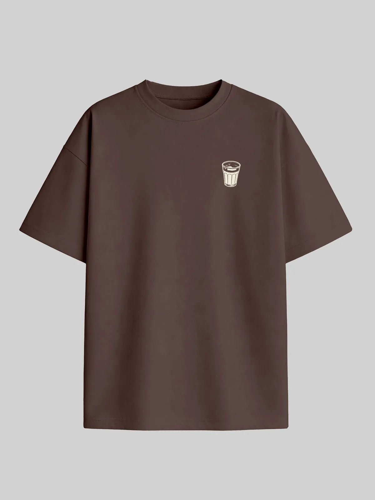 Camiseta Oversized Café de Pré-Treino Asmanhas