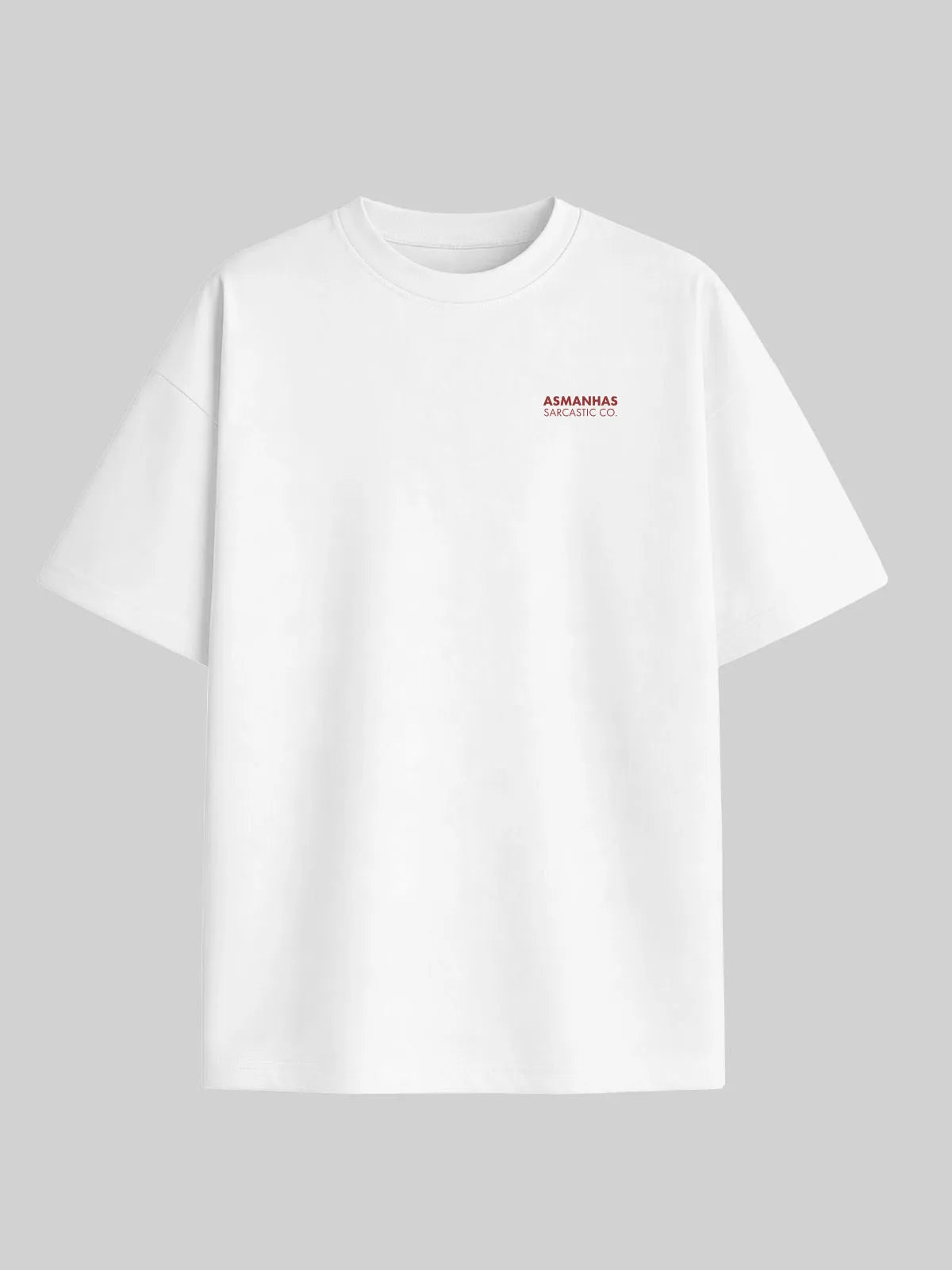 Camiseta Oversized Errado Já Tá Dando Asmanhas