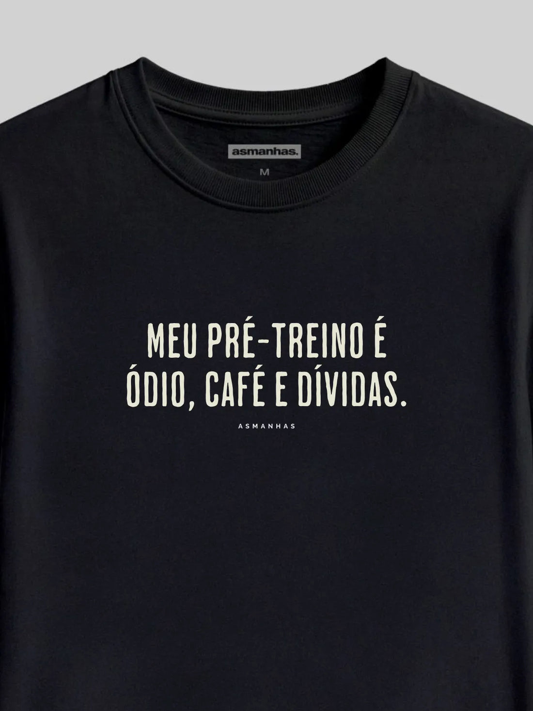 Camiseta Oversized Ódio Café e Dívidas Asmanhas
