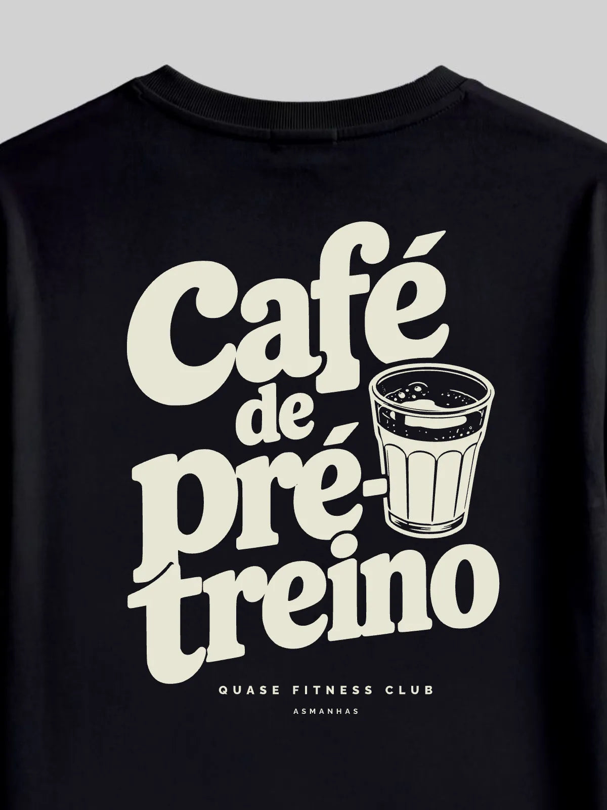 Camiseta Oversized Café de Pré-Treino Asmanhas