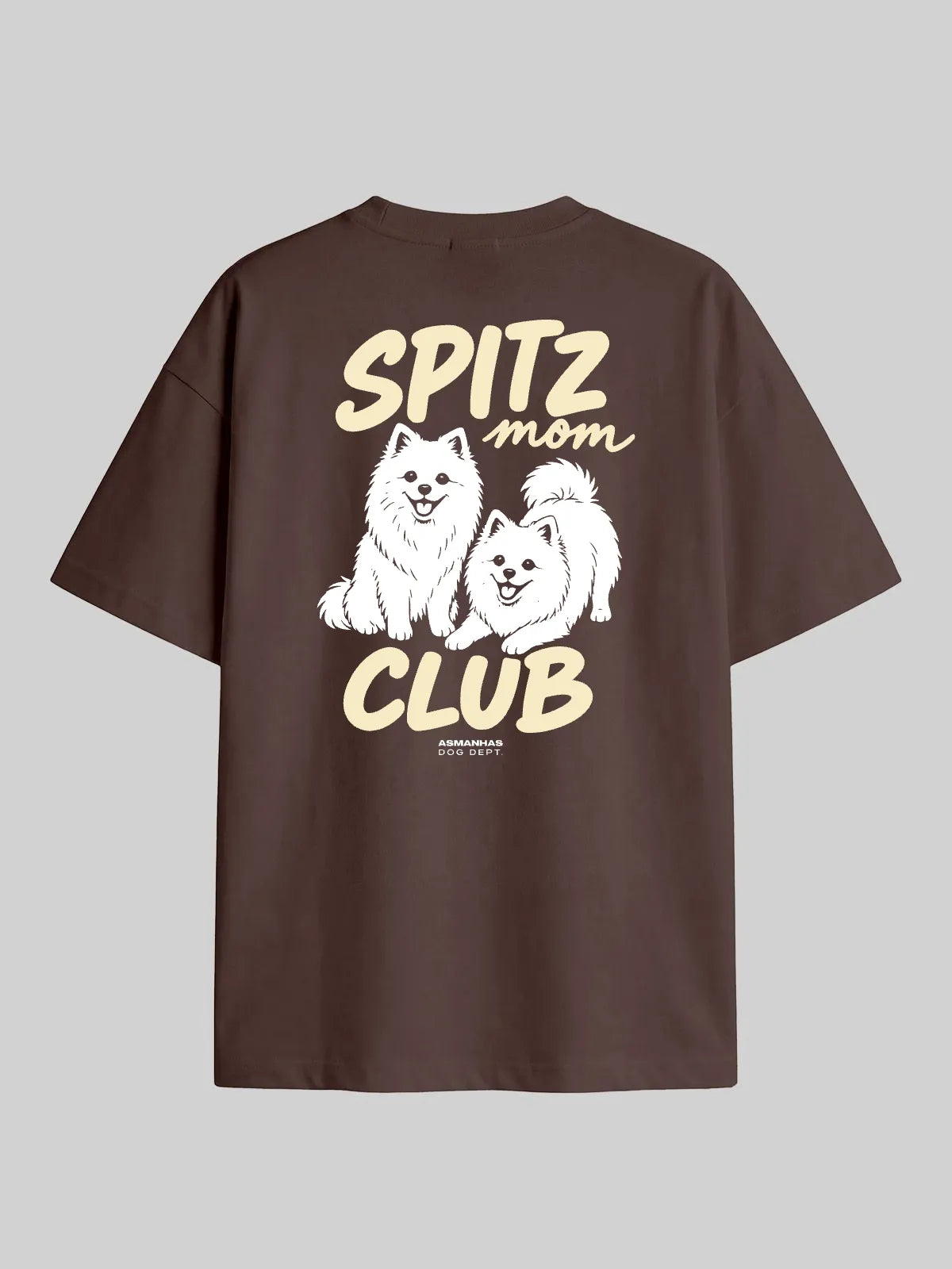 Camiseta Oversized Clube Mãe de Spitz Asmanhas