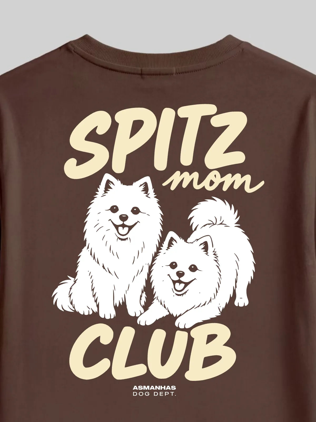 Camiseta Oversized Clube Mãe de Spitz Asmanhas