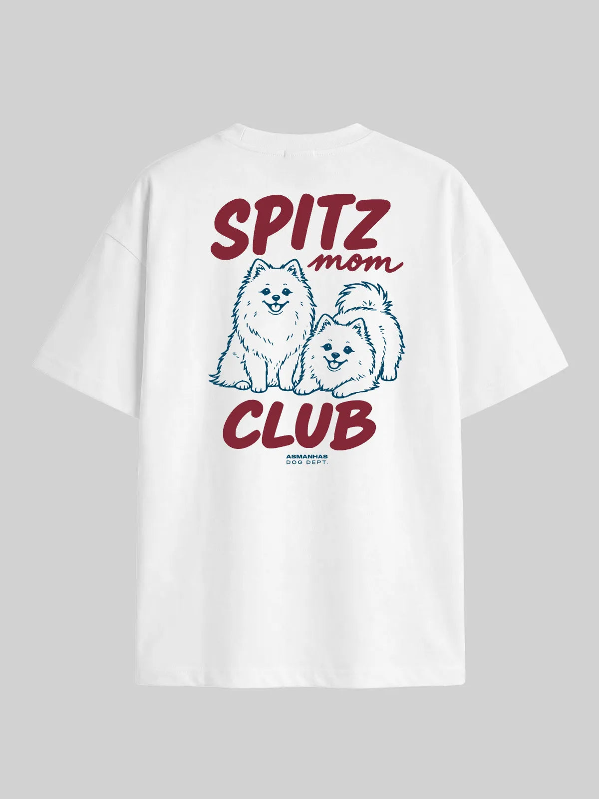 Camiseta Oversized Clube Mãe de Spitz Asmanhas