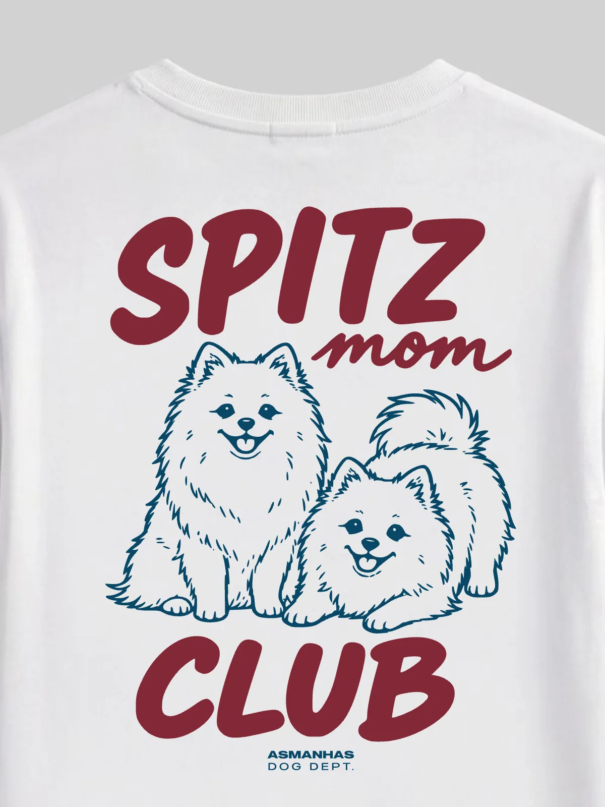 Camiseta Oversized Clube Mãe de Spitz Asmanhas