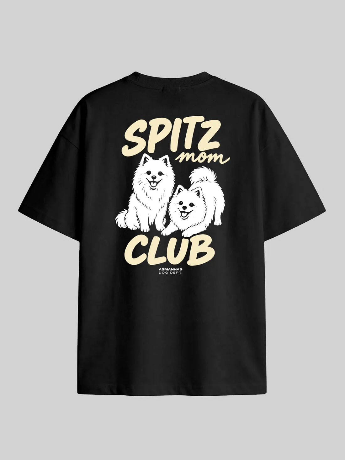 Camiseta Oversized Clube Mãe de Spitz Asmanhas