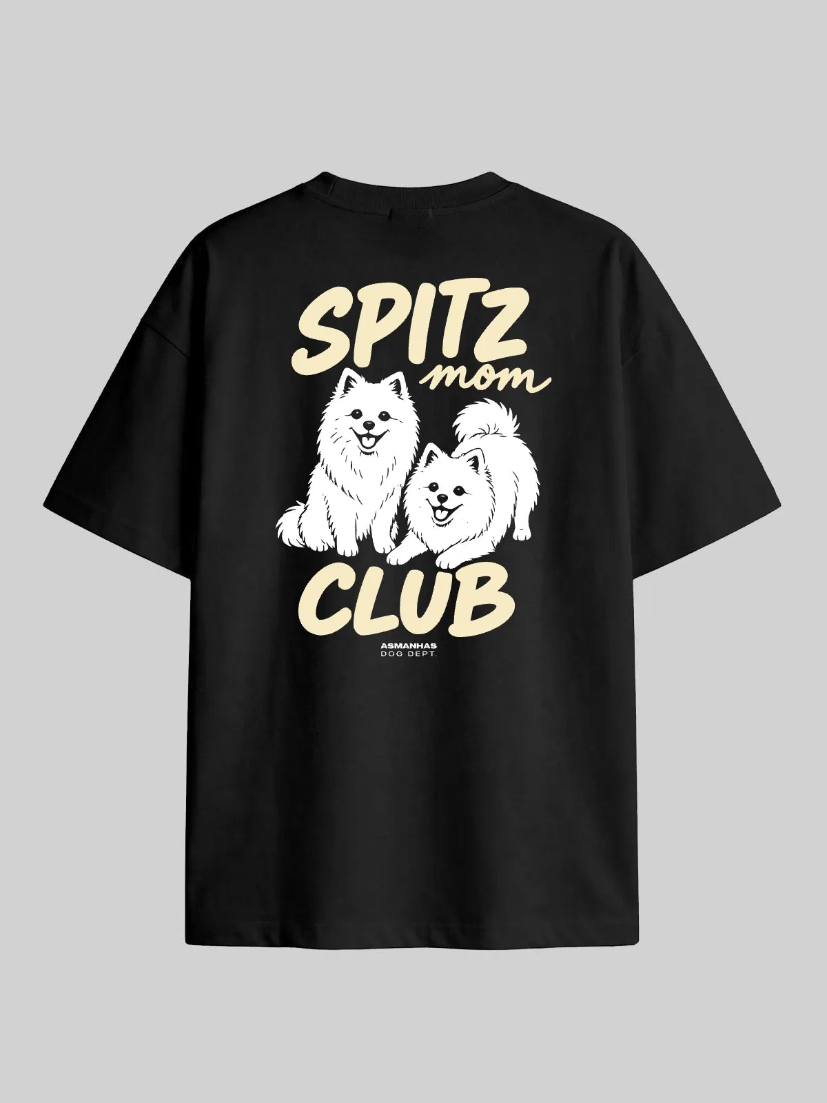 Camiseta Oversized Clube Mãe de Spitz Asmanhas