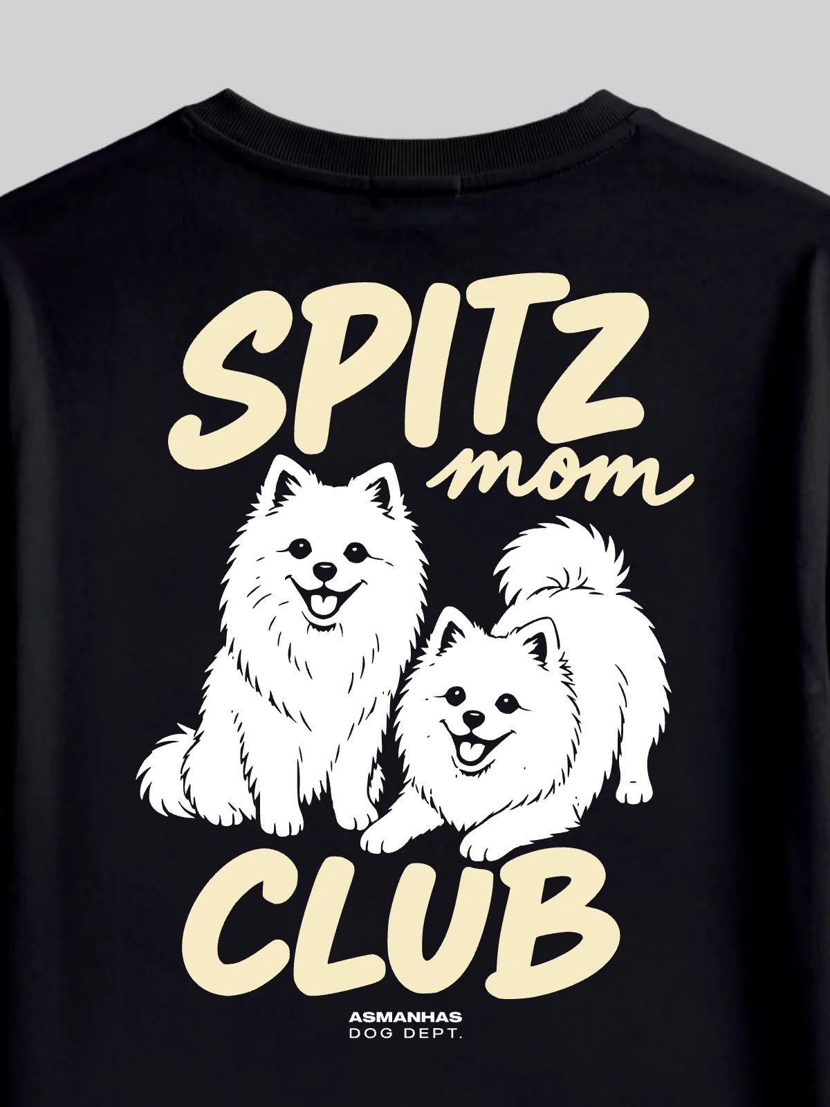Camiseta Oversized Clube Mãe de Spitz Asmanhas