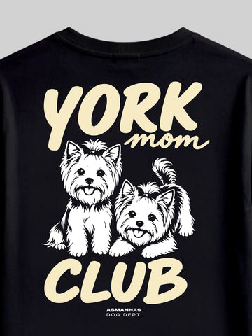 Camiseta Oversized Clube Mãe de Yorkshire Asmanhas