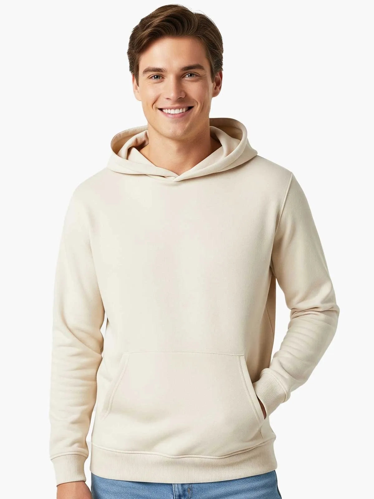 Casaco de Moletom Sem Estampa Asmanhas