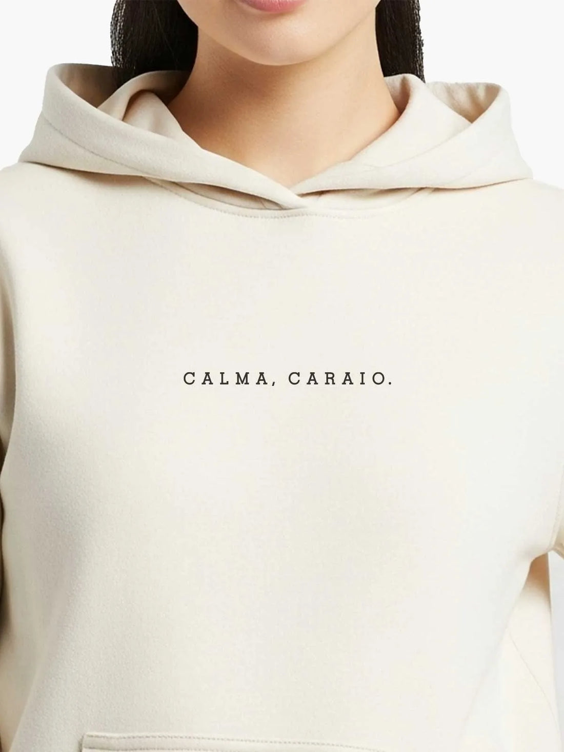 Casaco de Moletom Calma Caraio Asmanhas