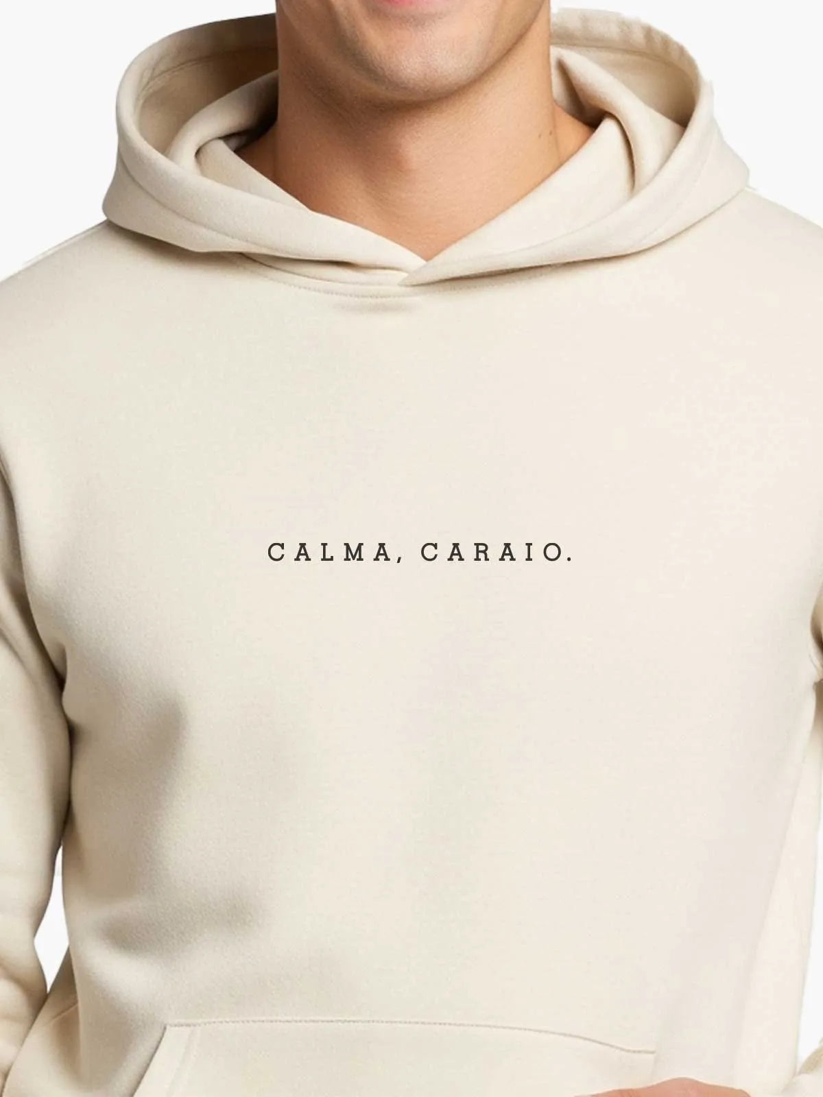 Casaco de Moletom Calma Caraio Asmanhas