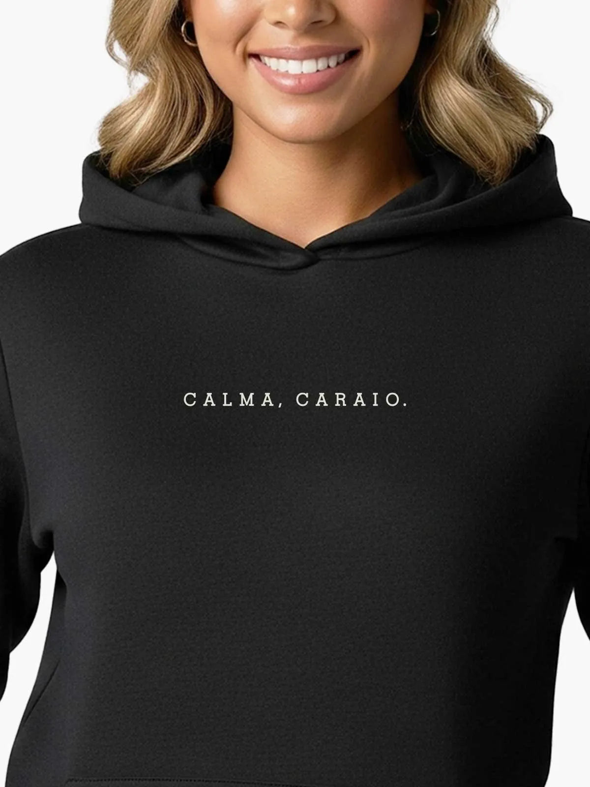 Casaco de Moletom Calma Caraio Asmanhas