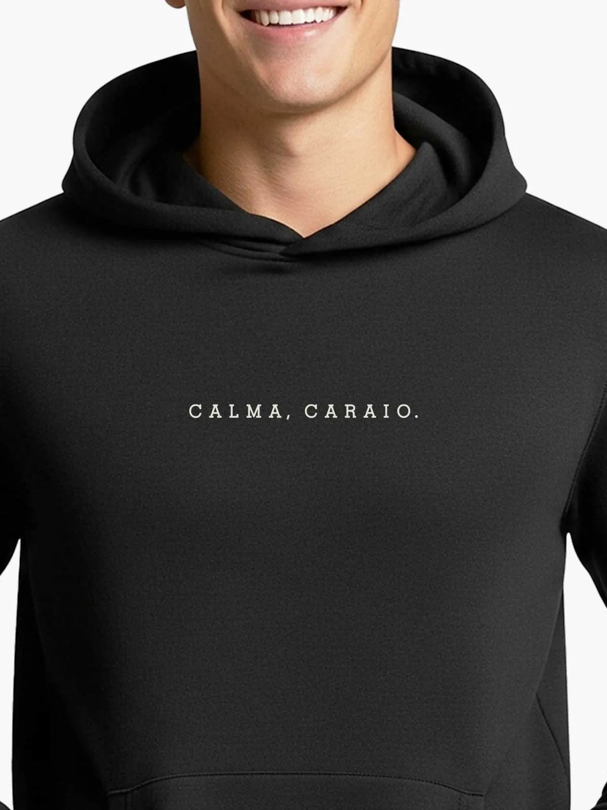 Casaco de Moletom Calma Caraio Asmanhas