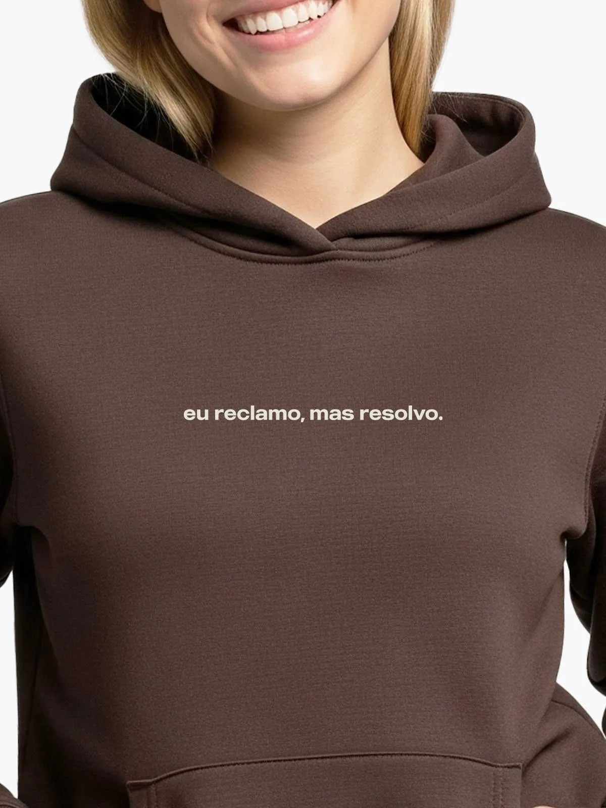 Casaco de Moletom Reclamo Mas Resolvo Asmanhas  