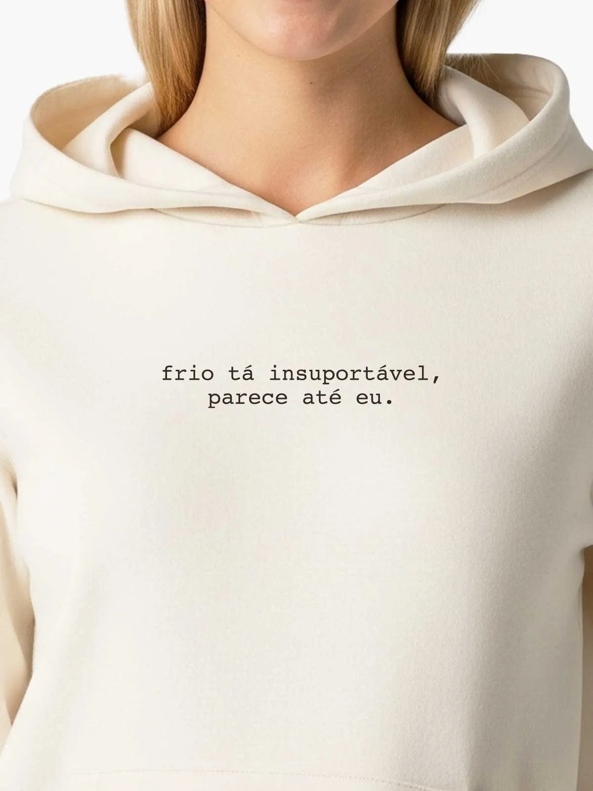Casaco de Moletom Frio Insuportável Asmanhas