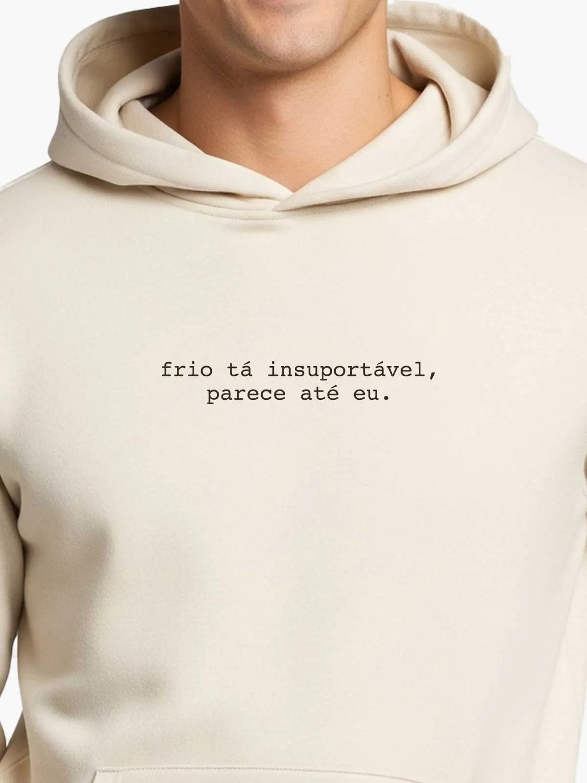 Casaco de Moletom Frio Insuportável Asmanhas