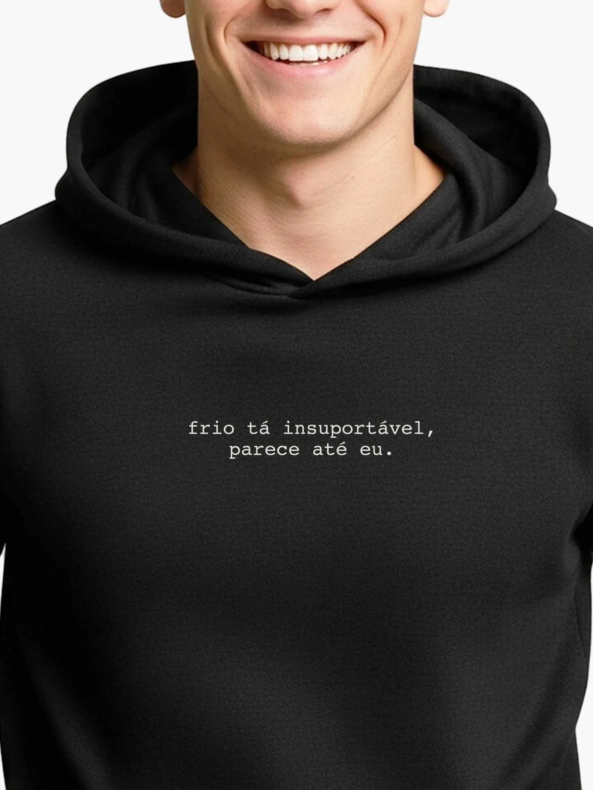 Casaco de Moletom Frio Insuportável Asmanhas