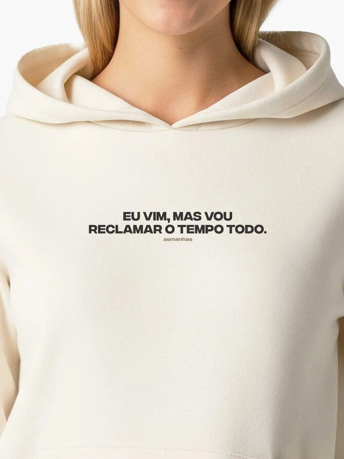Casaco de Moletom Reclamar o Tempo Todo Asmanhas