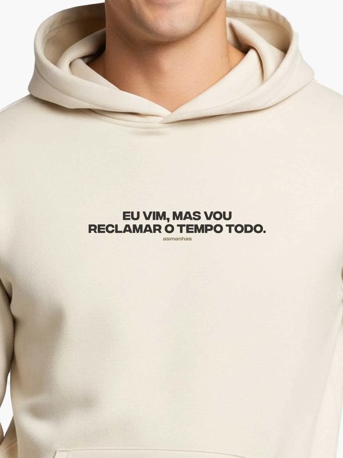 Casaco de Moletom Reclamar o Tempo Todo Asmanhas