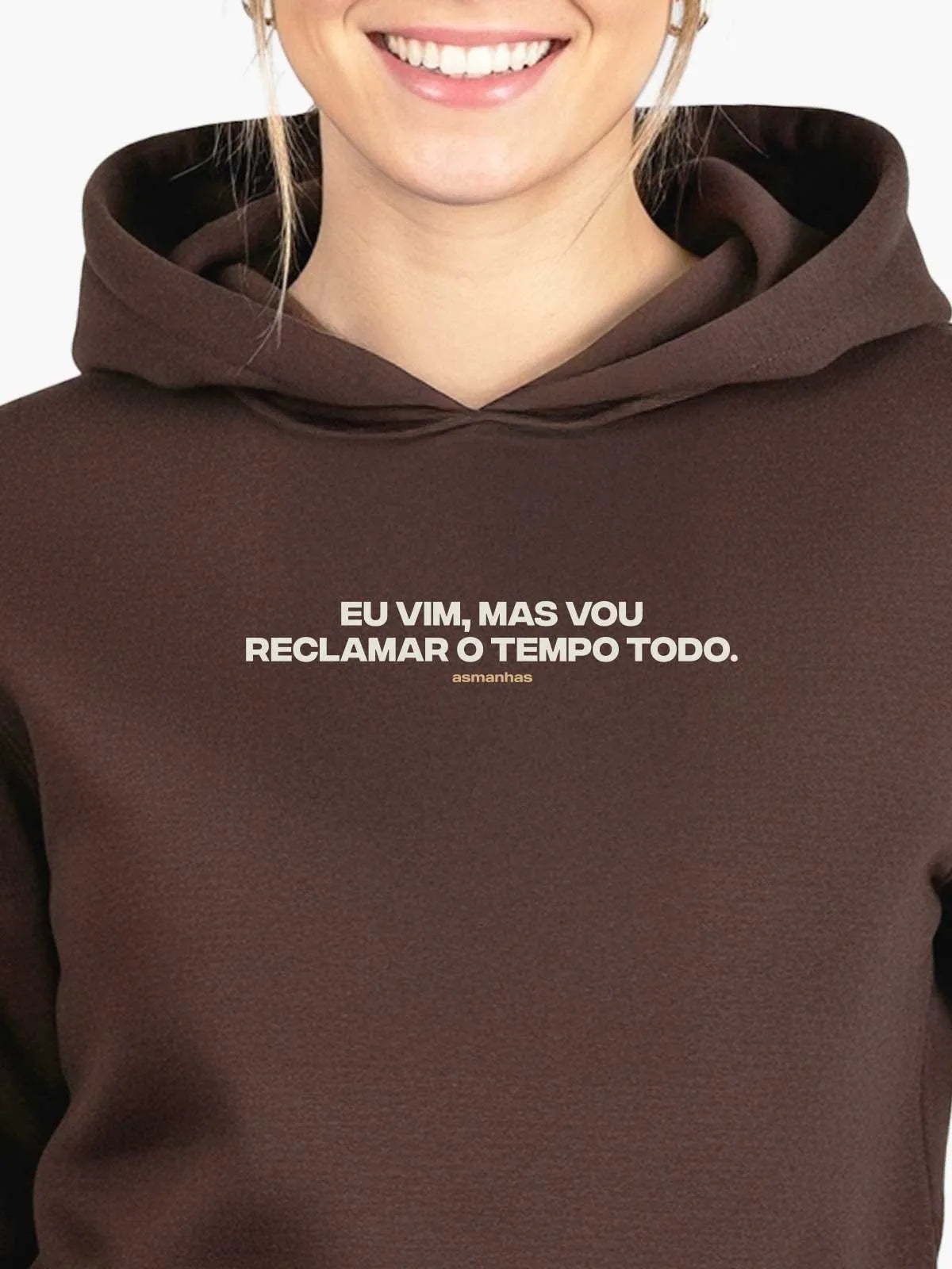 Casaco de Moletom Reclamar o Tempo Todo Asmanhas