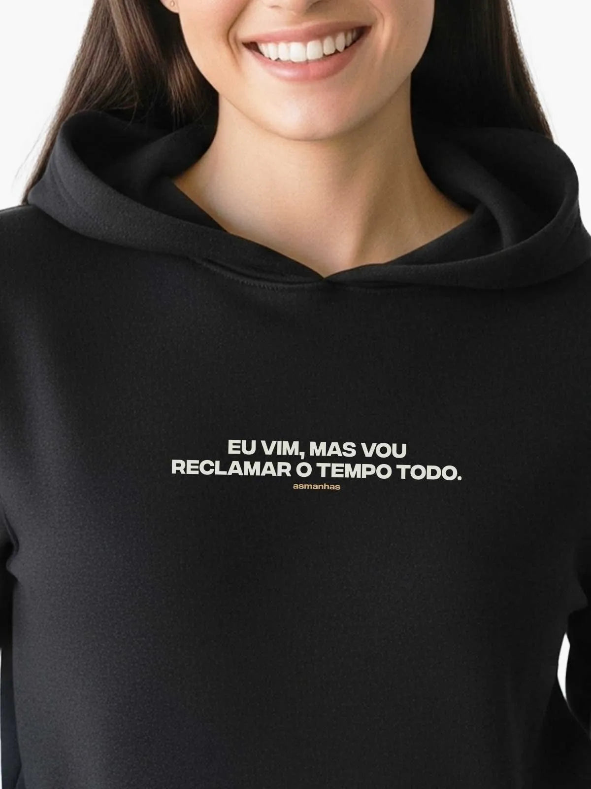 Casaco de Moletom Reclamar o Tempo Todo Asmanhas