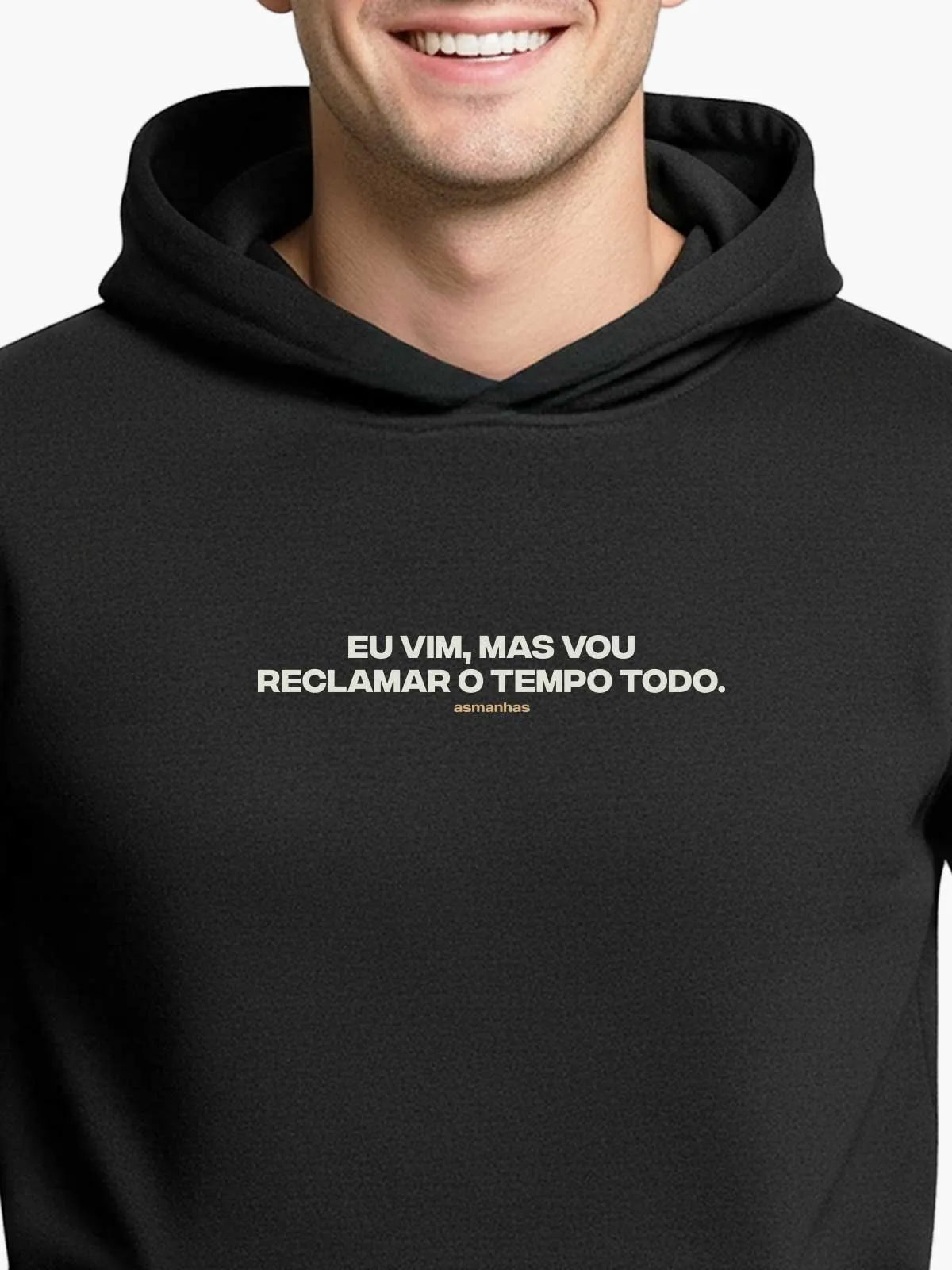 Casaco de Moletom Reclamar o Tempo Todo Asmanhas