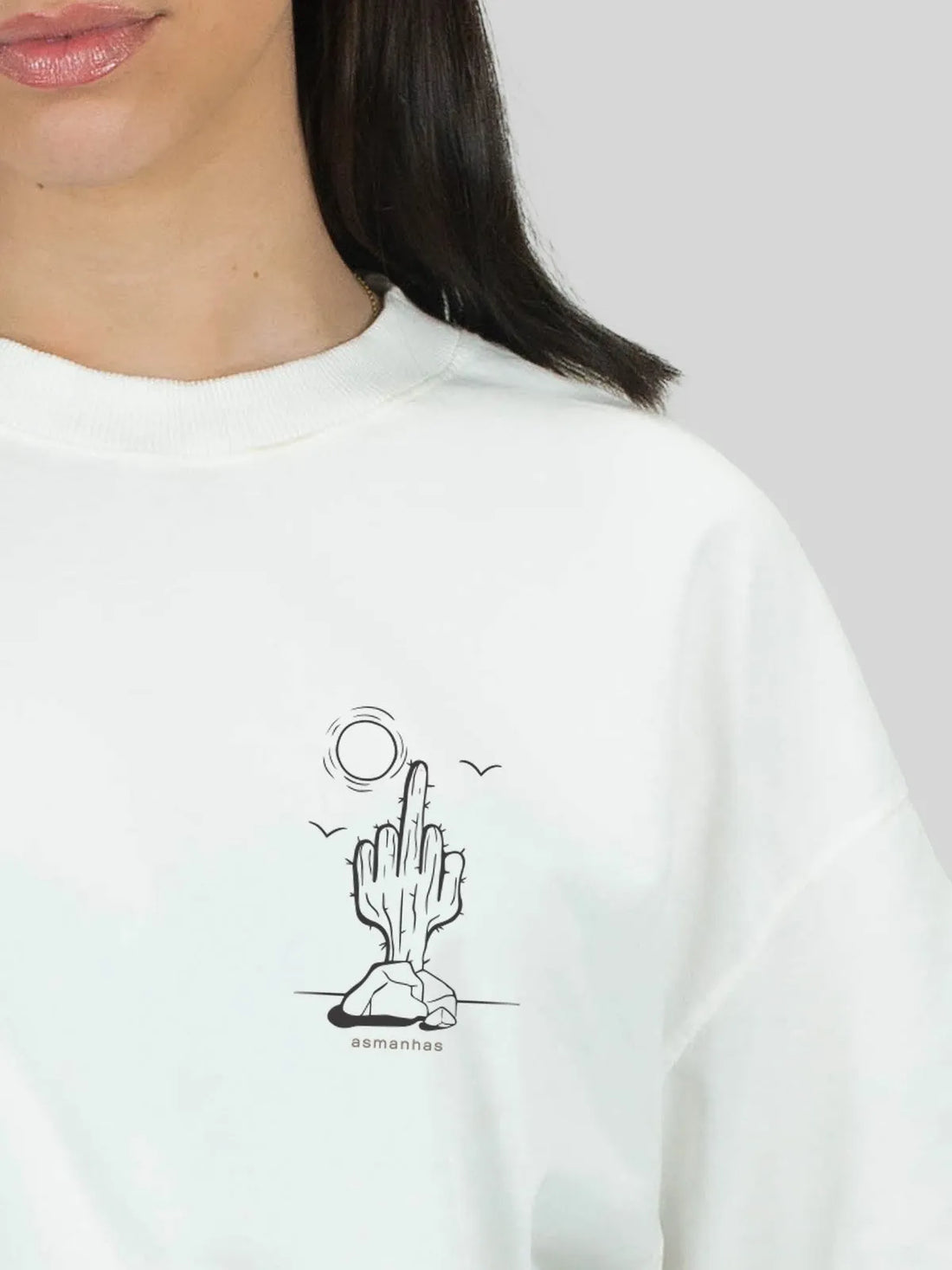 Camiseta Oversized Cacto Asmanhas