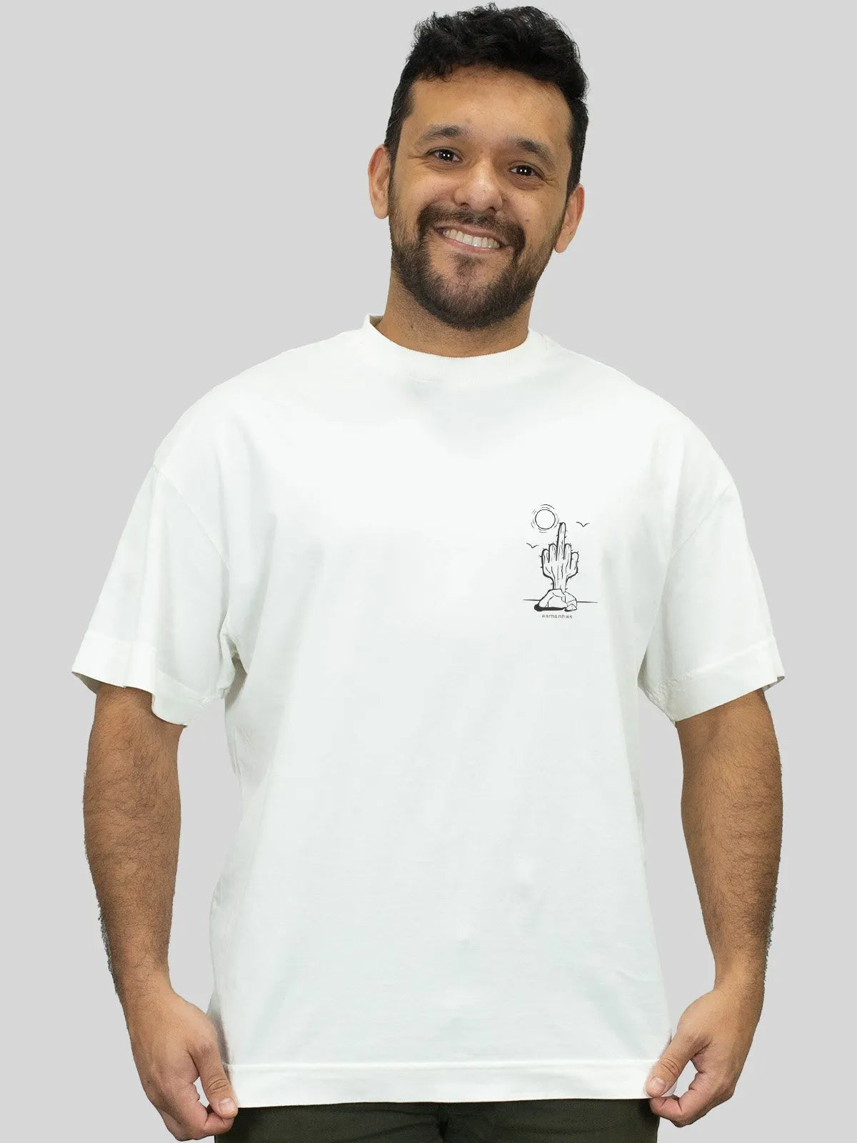 Camiseta Oversized Cacto Asmanhas