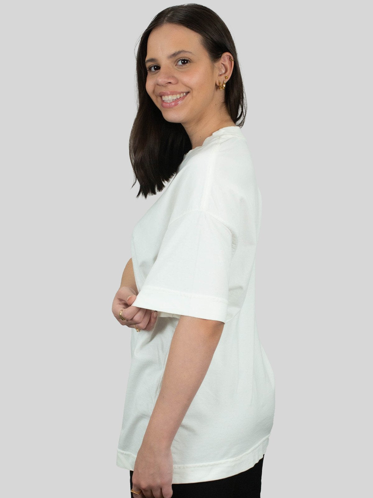 Camiseta Oversized Lisa Básica Asmanhas