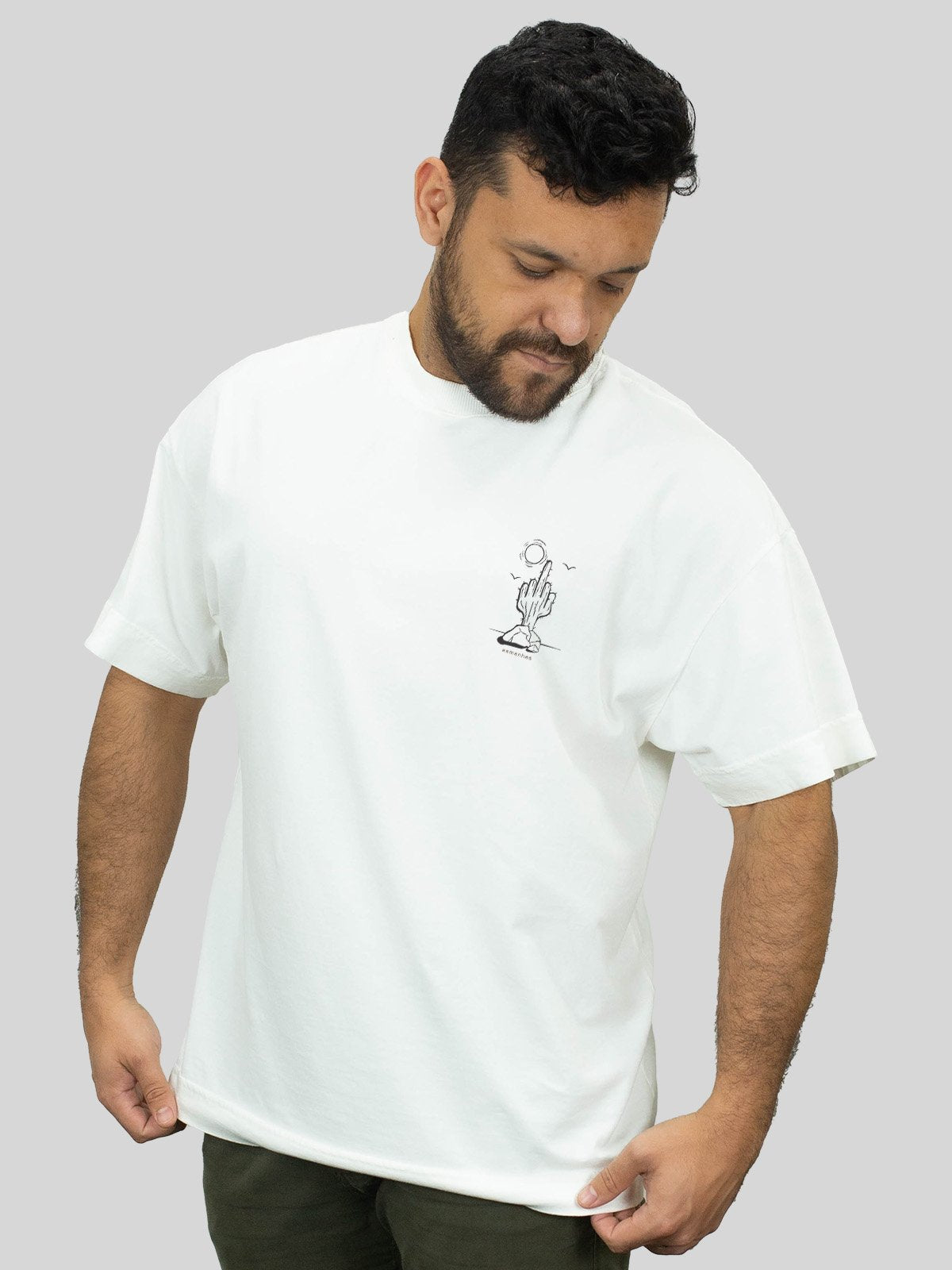 Camiseta Oversized Cacto Asmanhas