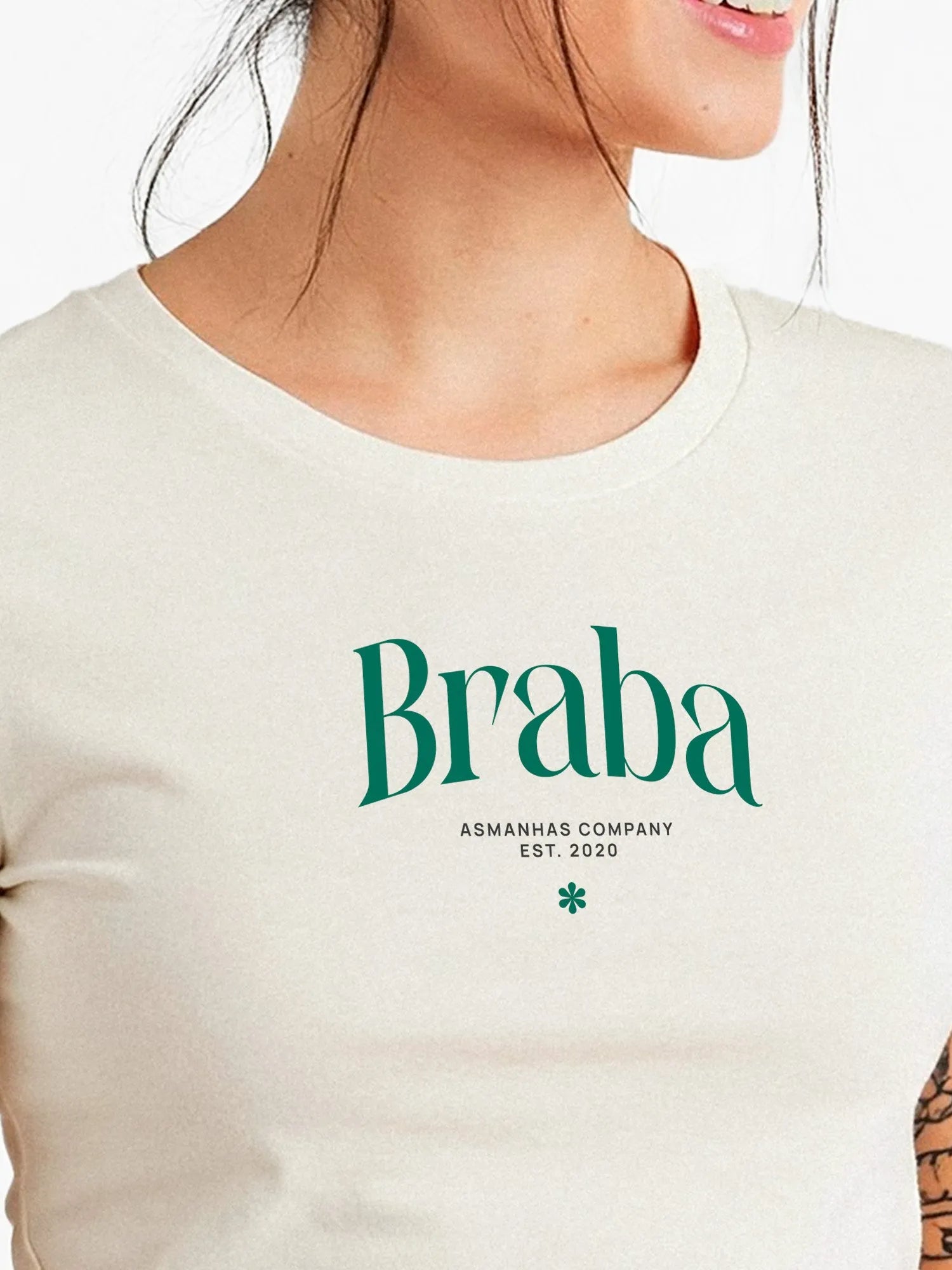 Camiseta Feminina Braba Nova Asmanhas