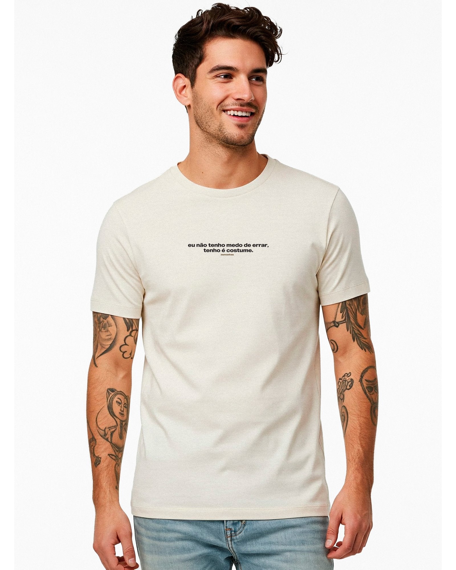 Camiseta Medo de Errar Asmanhas