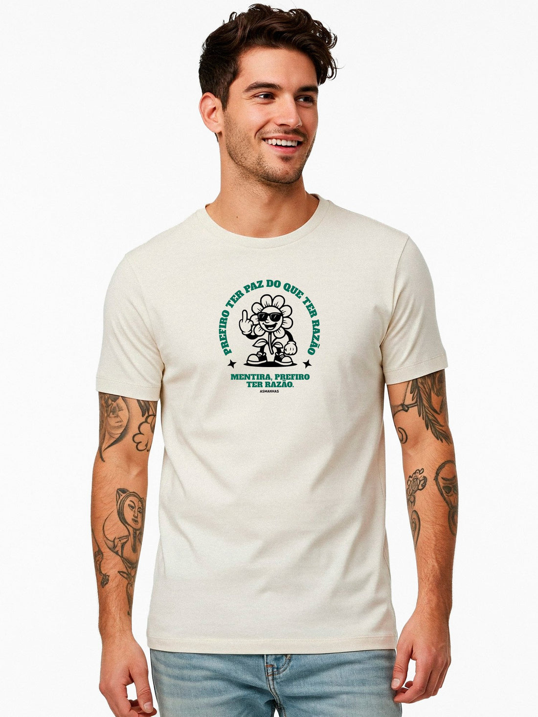 Camiseta Prefiro ter Razão Nova Asmanhas