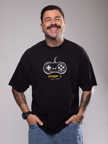 Camiseta Oversized Player 1 Asmanhas