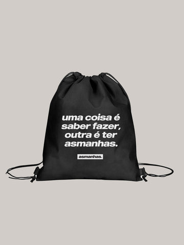 Sacola Ter Asmanhas Preta Asmanhas