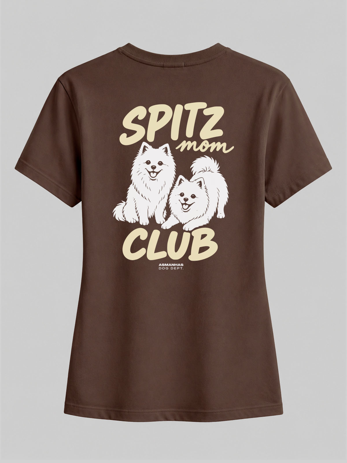 Camiseta Feminina Clube Mãe de Spitz Asmanhas