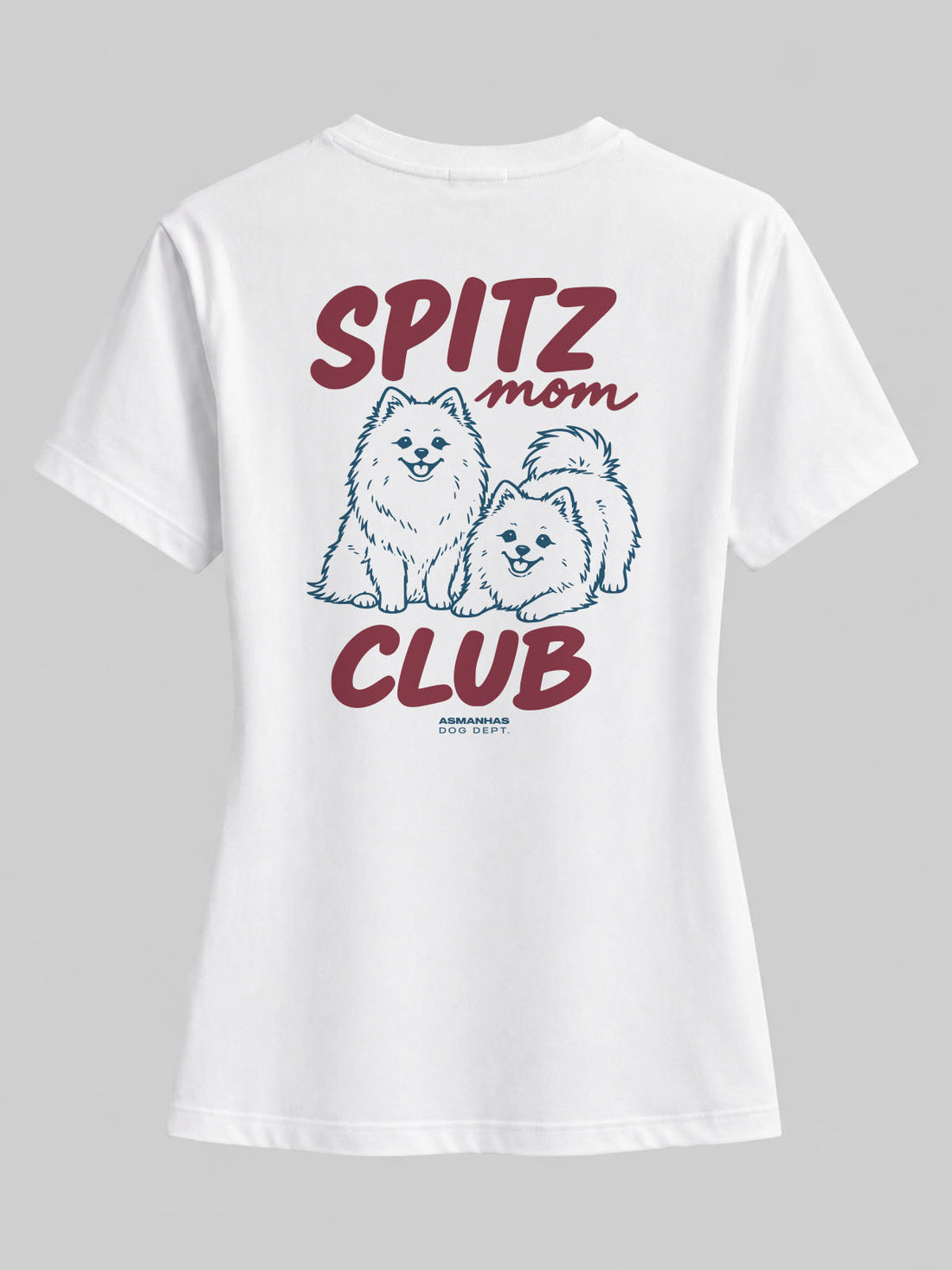 Camiseta Feminina Clube Mãe de Spitz Asmanhas