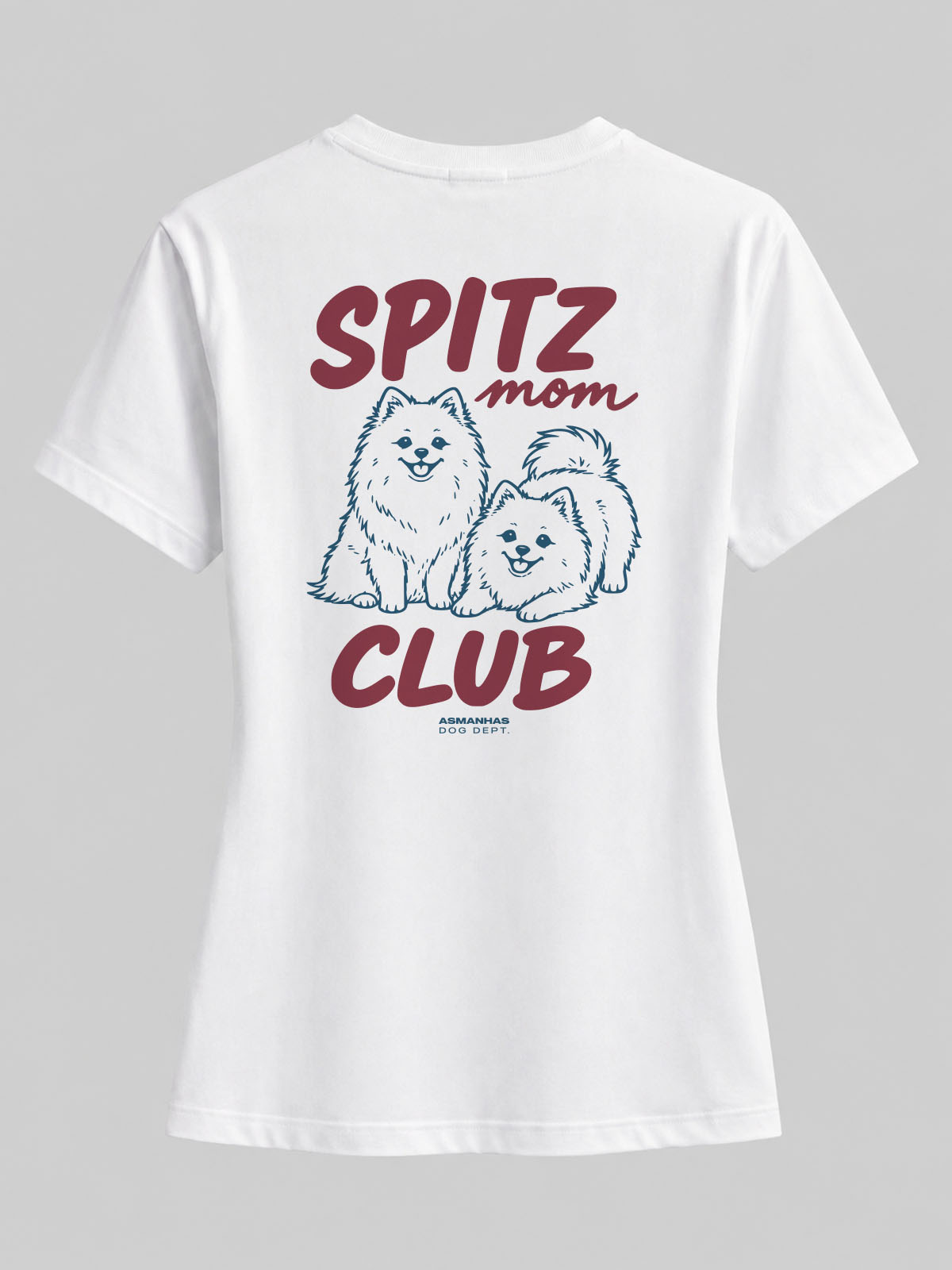 Camiseta Feminina Clube Mãe de Spitz Asmanhas