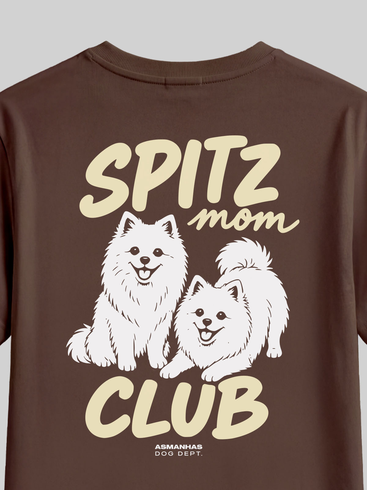Camiseta Feminina Clube Mãe de Spitz Asmanhas