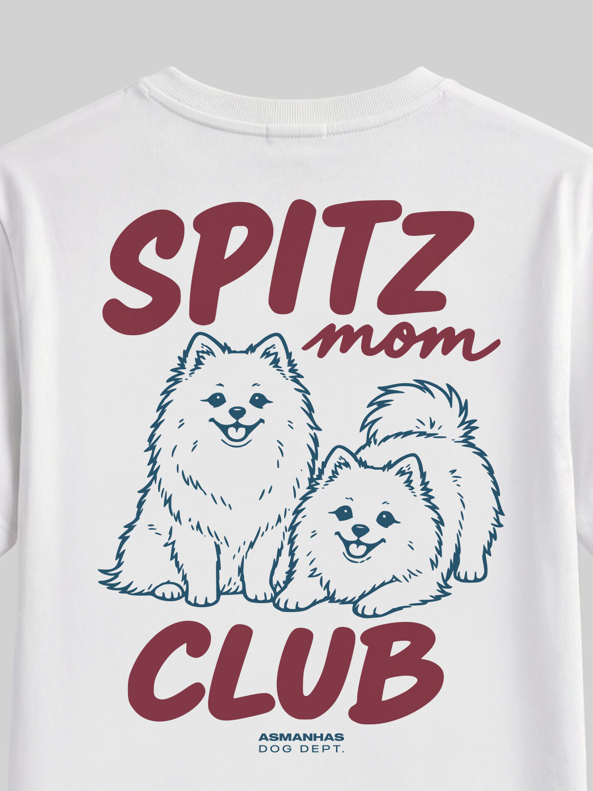 Camiseta Feminina Clube Mãe de Spitz Asmanhas