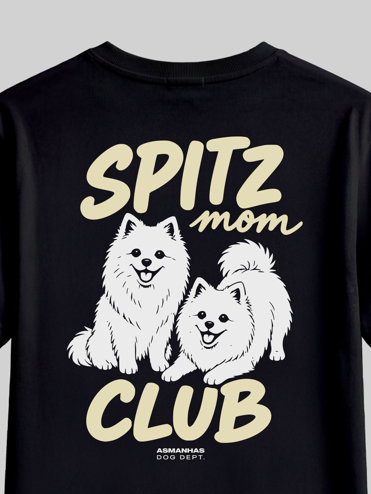 Camiseta Feminina Clube Mãe de Spitz Asmanhas