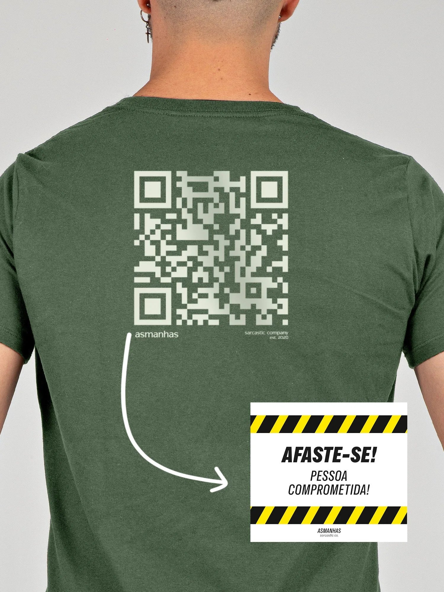 Camiseta QR Code Asmanhas