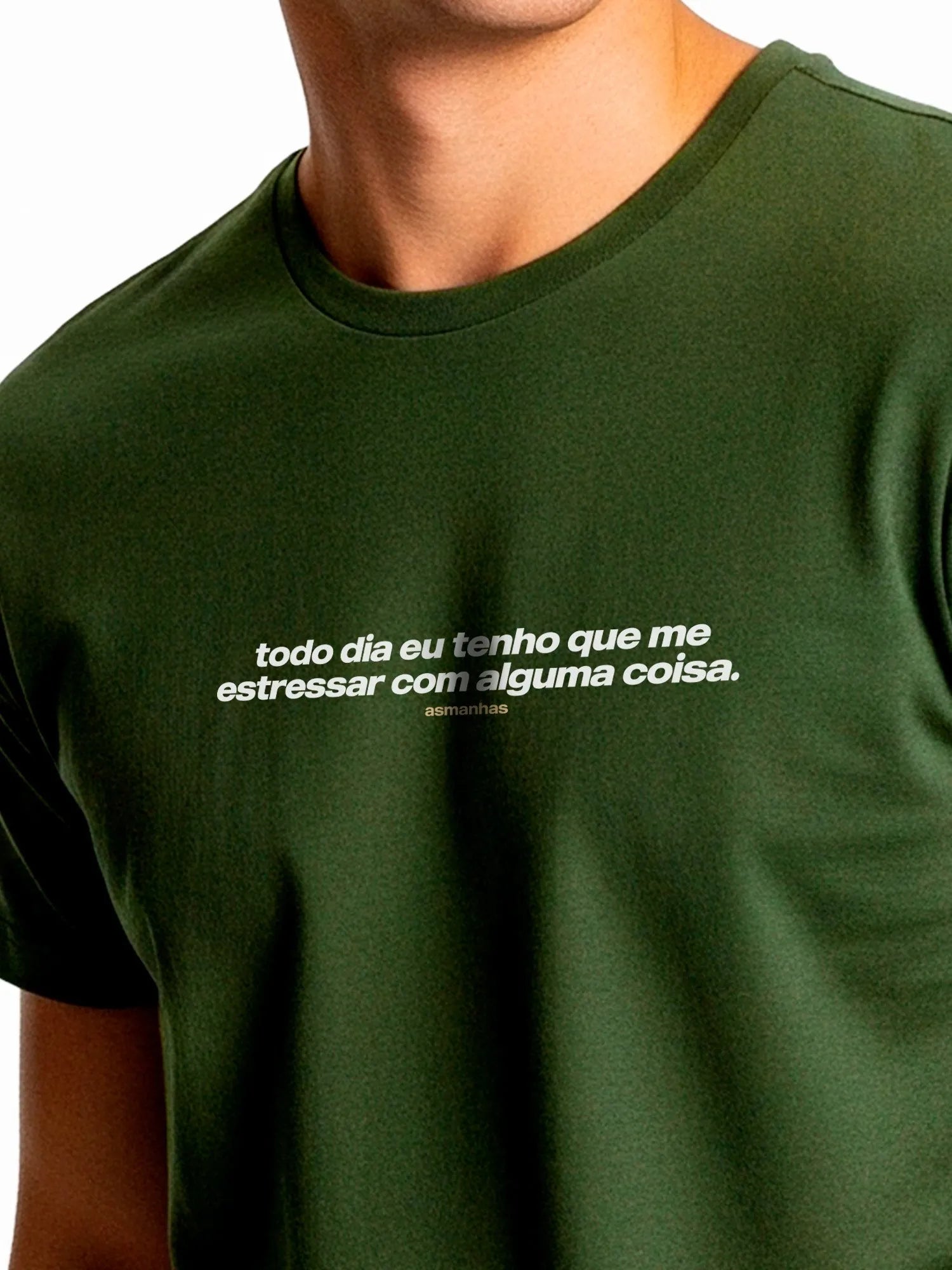 Camiseta Me Estressar Com Alguma Coisa Asmanhas