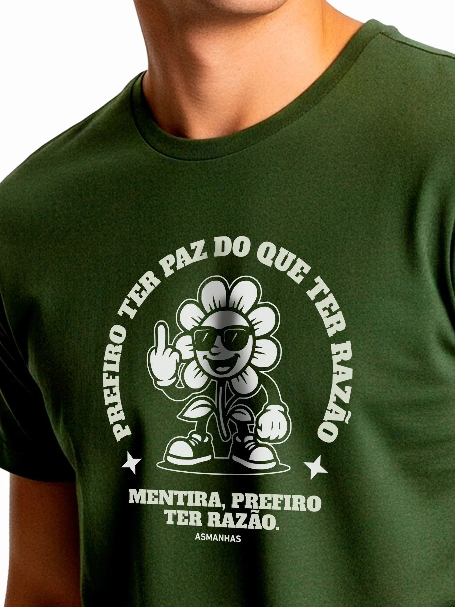 Camiseta Prefiro ter Razão Nova Asmanhas