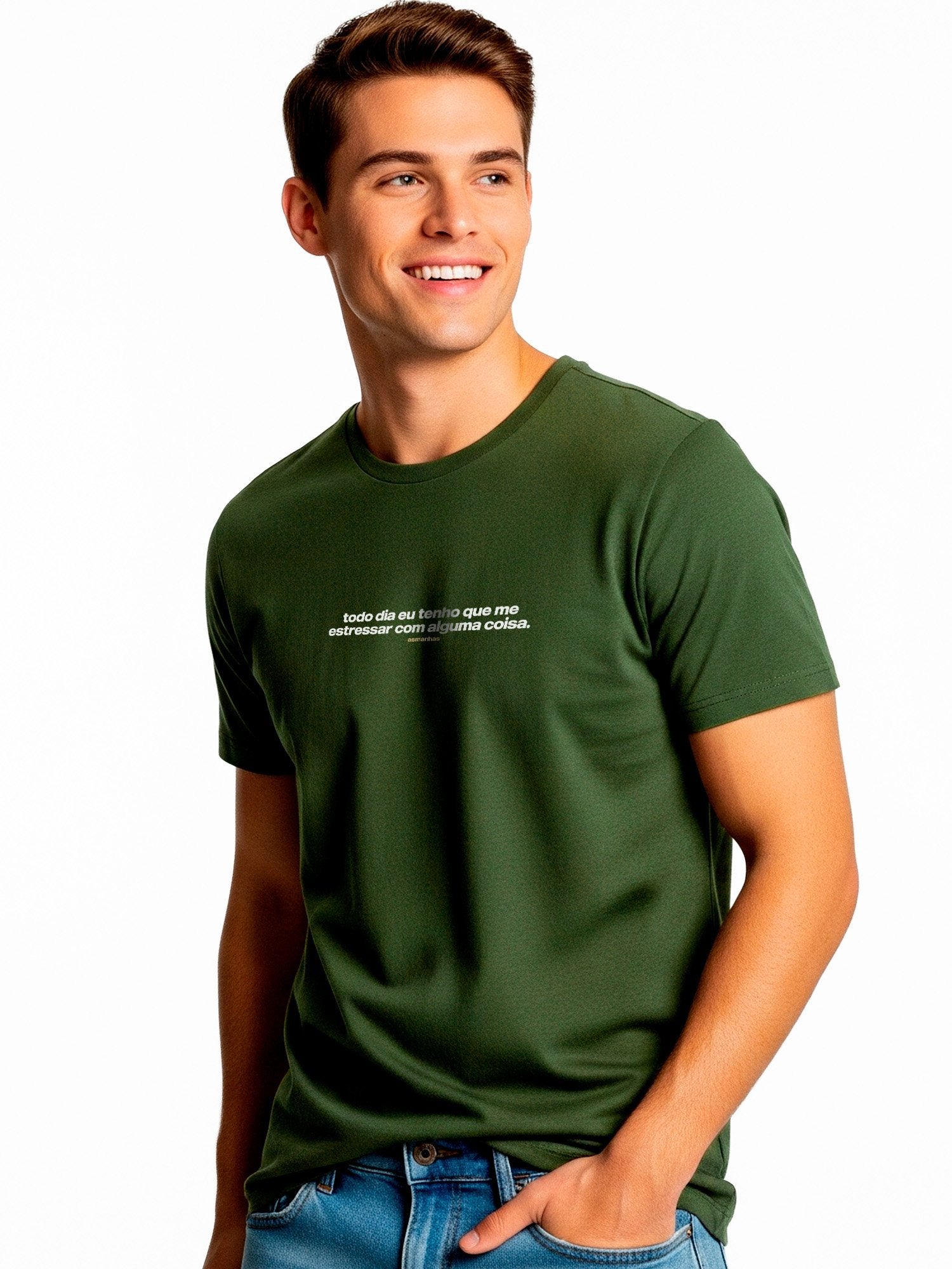 Camiseta Me Estressar Com Alguma Coisa Asmanhas