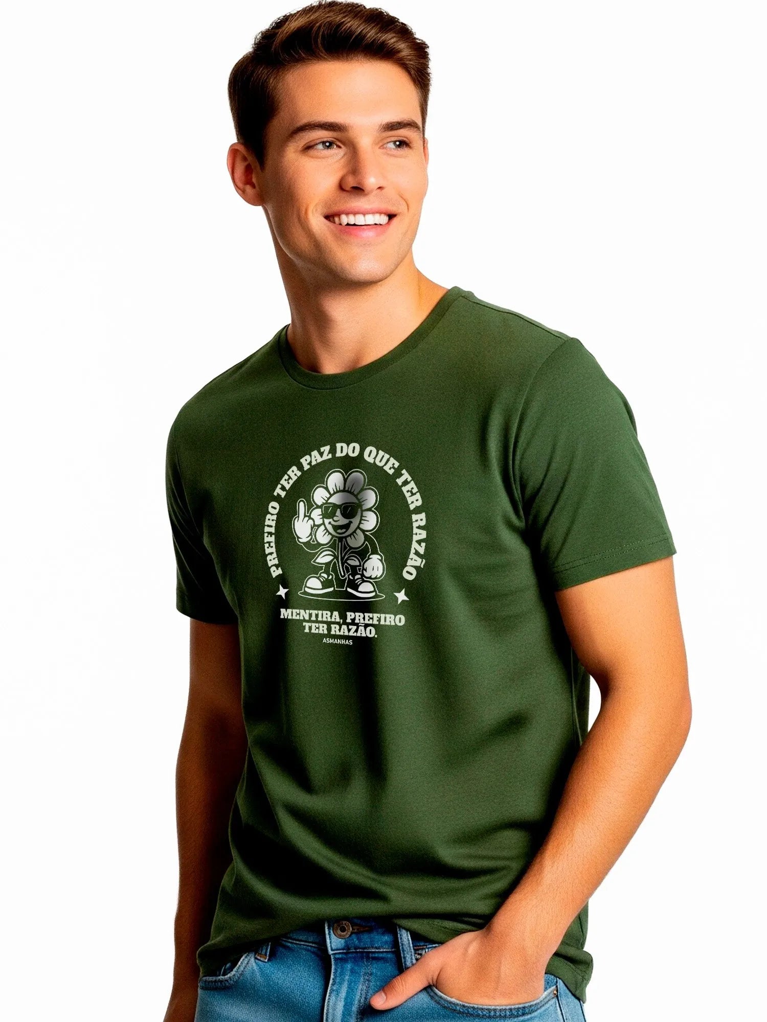 Camiseta Prefiro ter Razão Nova Asmanhas